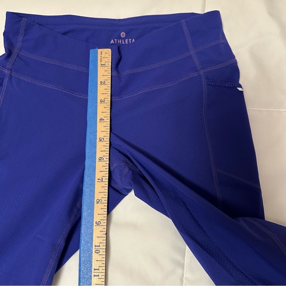 Women’s  Athleta  DOBBY BE FREE KNICKER Leggings (2)  Purple & Pink size XXS(b5 - Picture 11 of 16